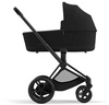 Cybex e-Priam 3.0 Rama ze Stelażem Siedziska + Gondola Wózek Głęboki Eco Onyx Black