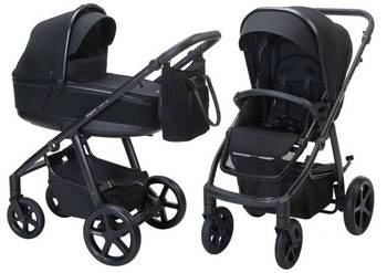 Espiro Next Up Gel Wózek Głęboko-Spacerowy 2w1 310 Metal Black