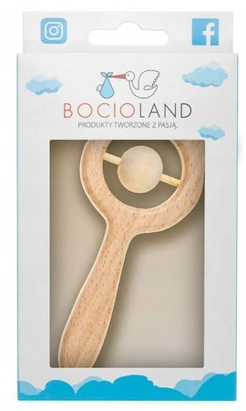Bocioland Drewniana Grzechotka BOC0525