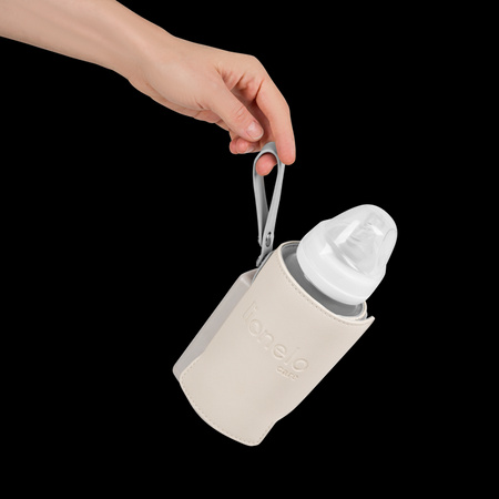 Lionelo Thermup Go Plus Przenośny Podgrzewacz Do Butelek Beige Sand