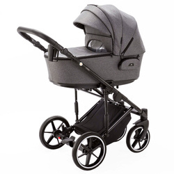 Adamex Zico Wózek Głęboko-Spacerowy 2w1 Grafitowy TK57