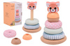 Joueco The Wildies Family Drewniana wieża sensoryczna