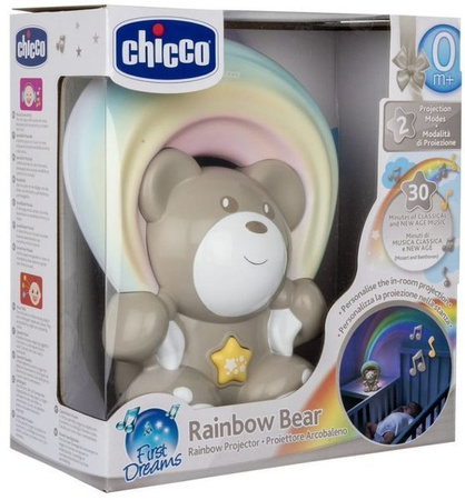 Chicco Interaktywny Miś z Tęczowym Projektorem  Neutral