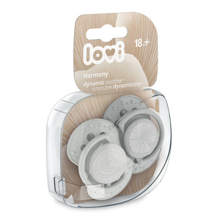 Lovi Harmony Smoczek Silikonowy Dynamiczny 18 m+ 22/908 Boy 2 Szt.