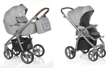 Roan Esso Wózek Głęboko-Spacerowy 2w1 Grey Dots