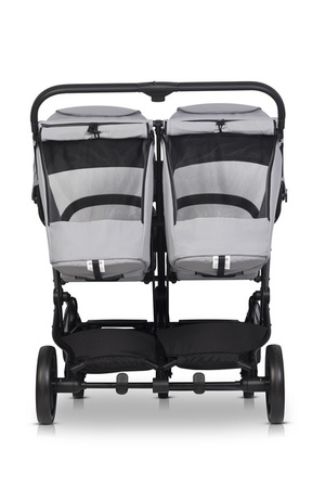 EasyGo Echo Wózek Spacerowy Bliźniaczy Cloudy Gray