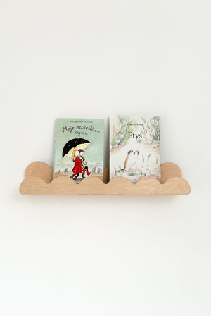 Baby Wood Wave Półka Wisząca Naturalna