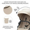 Kinderkraft Newly Wózek Wielofunkcyjny 3w1 Wózek Głęboko-Spacerowy + Fotelik Samochodowy 0-13kg + Adaptery Sand Beige
