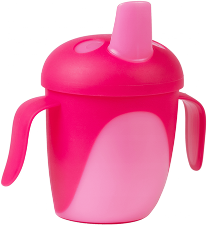 Canpol Babies Kubek Niekapek Twardy 240ml Tropical Bird  Pink
