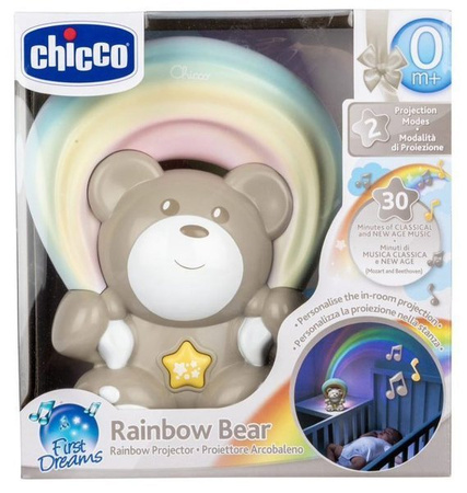 Chicco Interaktywny Miś z Tęczowym Projektorem  Neutral