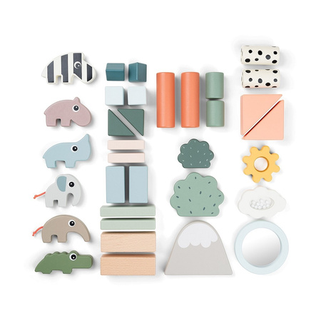 Done by Deer Zestaw Klocków Do Zabawy Deer Friends 34szt