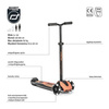Scootandride Highwaykick 5 LED Hulajnoga Składana Ze Świecącymi Kółkami 5+  Peach