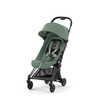 Cybex Coya Wózek Spacerowy Rama Matt Black Leaf Green + Cybex Coya Moskitiera Black