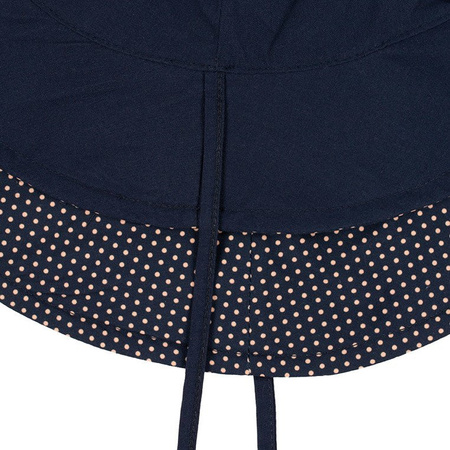 Lassig Kapelusz dwustronny Polka Dots navy UV 50+