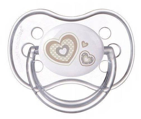 Canpol Smoczek Uspokajający Silikonowy Anatomiczny 6-18m 22/566_bei Beige