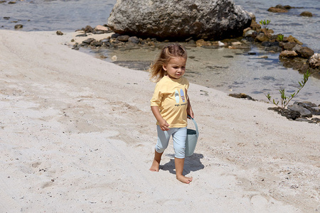 Lassig Koszulka z filtrem UV60 z krótkim rękawem Splash & Fun Deski surfingowe vanilla, rozm. 86