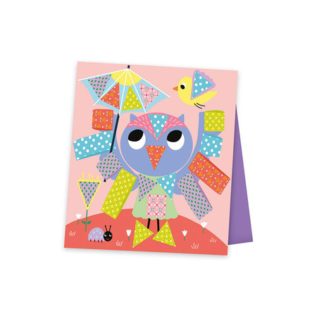 Janod Zestaw kreatywny Wycinanki przyklejanki My arts & crafts 4+