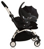 BeSafe Fotelik samochodowy iZi Go Modular + adaptery do wózka Babyzen czarny