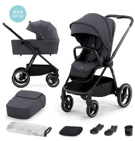 [OUTLET] Kinderkraft Nea Wózek Głęboko-Spacerowy 2w1 Deep Grey