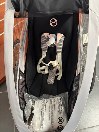 [OUTLET] Cybex Zeno Wielofunkcyjna Przyczepka Do Biegania Do Roweru Cybex Sports Silver Pink