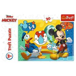 Trefl Puzzle 30 Elementów Myszka Miki i Wesoły Domek