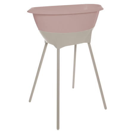 Luma Zestaw Kąpielowy 8 Elementów Wanienka i Akcesoria Blush Pink