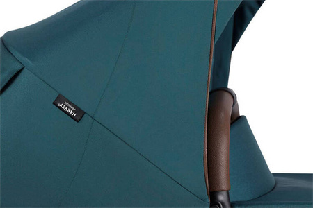 Easywalker Harvey 5 Premium Gondola Do Wózka z Osłonką Przeciwdeszczową Jade Green