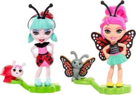 Barbie Enchantimals Małe Przyjaciółki 2pak FXM86 FXM87 FXM87 Biedronka i Ślimak