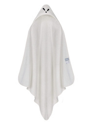 Piapimo TowelPower Ręcznik Kąpielowy z Kapturkiem Bambusowo-Bawełniany 90x90cm z Haftem Biały