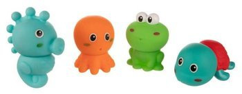 Canpol Babies Zestaw Zabawek Kreatywnych Do Kapieli 4 szt. Ocean 79/105 Ocean