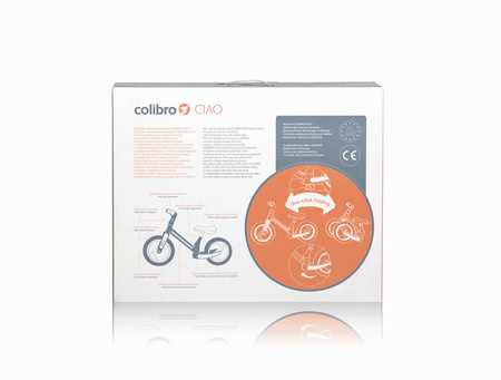 Colibro Ciao Rowerek Biegowy Składany Rose Gold