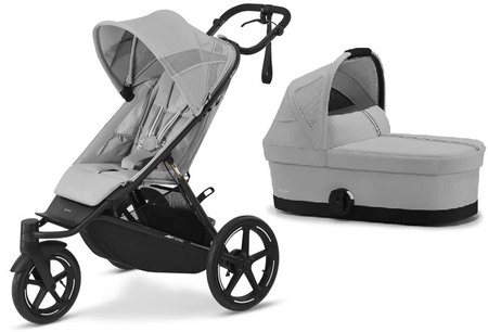 Cybex Avi Spin Wózek Głęboko-Spacerowy / Biegowy Fog Grey
