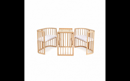 [OUTLET] Waldin Łóżeczko Dziecięce 7w1 z Materacem Natural