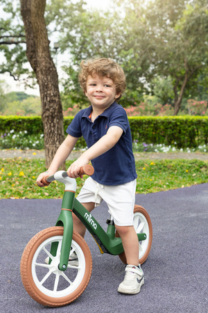 Mima Zoom Lite Rowerek Biegowy Biały / Camel