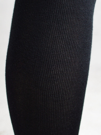 Noviti Rajstopy Bawełniane Gładkie Czarne 116-122