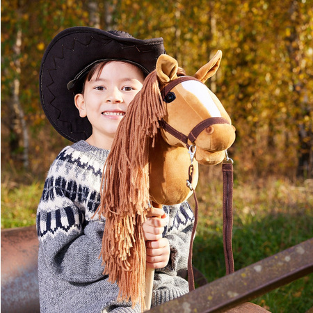 Hoppihorse Koń na Kiju Hobby Horse A3 Jasny Beż 66 cm