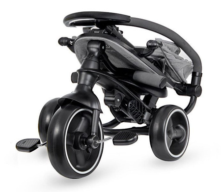 Kinderkraft Jazz Rowerek Trójkołowy Grey Melange