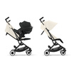Cybex Libelle 2.0 Wózek Spacerowy Rama Black Canvas White