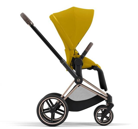 [OUTLET] Cybex Priam 4.0 Mustard Yellow - stelaż Chrome Black