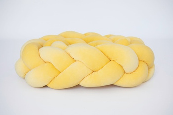 SenLove Ochraniacz do Łóżeczka Warkocz 360 cm Żółty