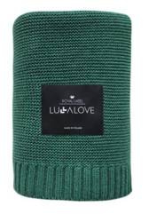 Lullalove Bambusowy Koc Butelkowa Zieleń