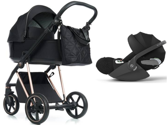 Roan Ivi 2.0 Wózek Głęboko-Spacerowy + Cybex Cloud T I-Size Plus Fotelik Samochodowy