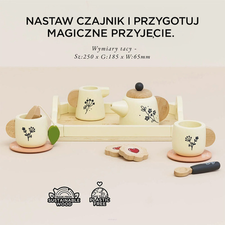 Le Toy Van Drewniany Zestaw do Herbaty Akcesoria Kuchenne