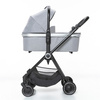Espiro Galaxy Wózek Głęboko-Spacerowy + Gondola Una + Adaptery Zestaw 2w1 07 Grey Center + Gry Center