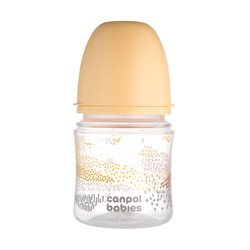 Canpol Babies EasyStart Butelka Antykolkowa 35/242_bei Mountains 120ml Beżowa