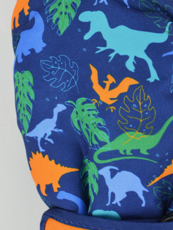 Noviti Rękawiczki Narciarskie 1P Chłopięce Dinozaury Rozmiar 14