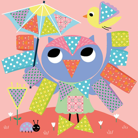 Janod Zestaw kreatywny Wycinanki przyklejanki My arts & crafts 4+