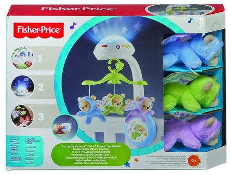 Fisher Price Karuzelka Z Misiami 3w1 Cdn41