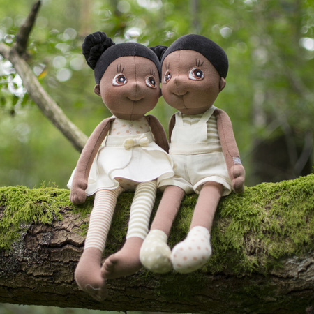 Rubens Barn Pierwsza Miękka Lalka Przytulanka Dla Dzieci Poppy EcoBuds