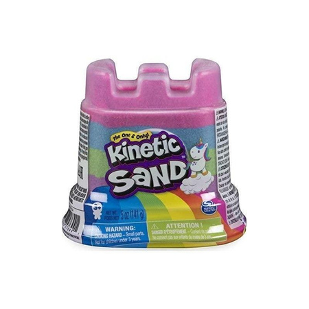 Spin Master Kinetic Sand Tęczowy zamek mix 141g